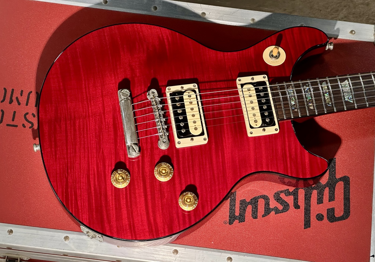 Gibson Custom Shop Tak Matsumoto DC 1pc Flame Top Cherry Red 2006