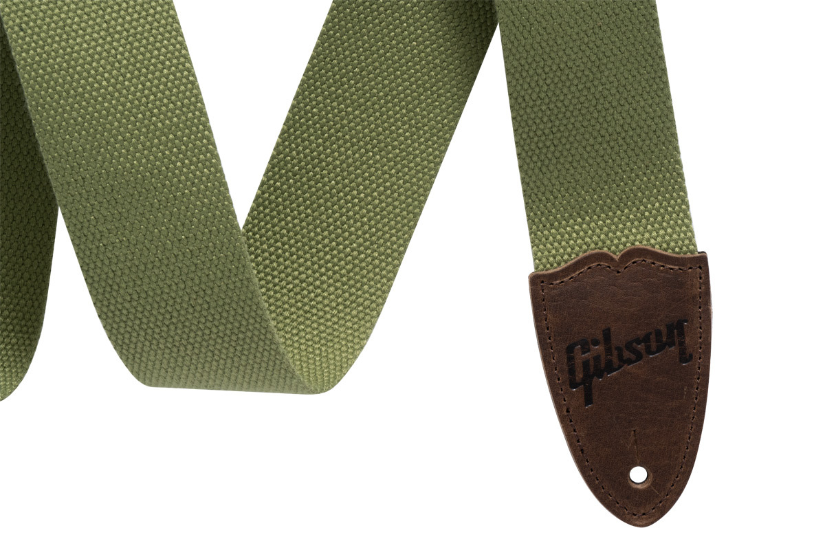 Gibson ASCNVS-GRN The Canvas (Green) ギブソン ストラップ
