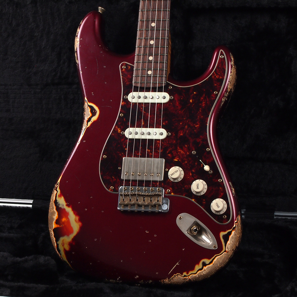 Xotic XSC-2 Ash/Rose Heavy Aged ~Dark Candy Apple Red Over 3-Tone  Sunburst~（新品/送料無料）【楽器検索デジマート】