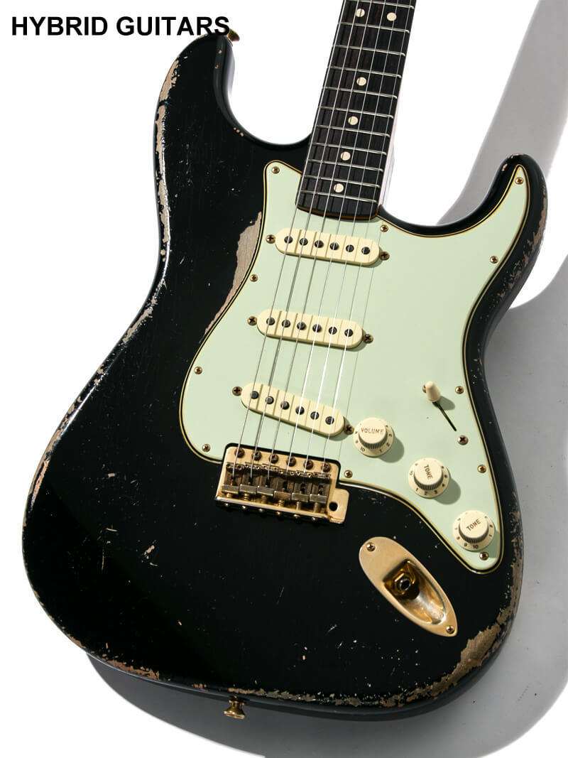 Fender Custom Shop MBS 1963 Stratocaster with Josefina Campos P.U. Black  Heavy Relic Master Built by Todd Krause 2021（中古）【楽器検索デジマート】