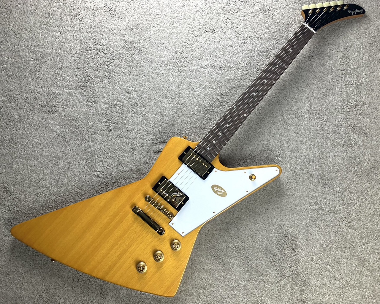 Epiphone Inspired By Gibson Custom Shop Korina 1958 Explorer -Aged 