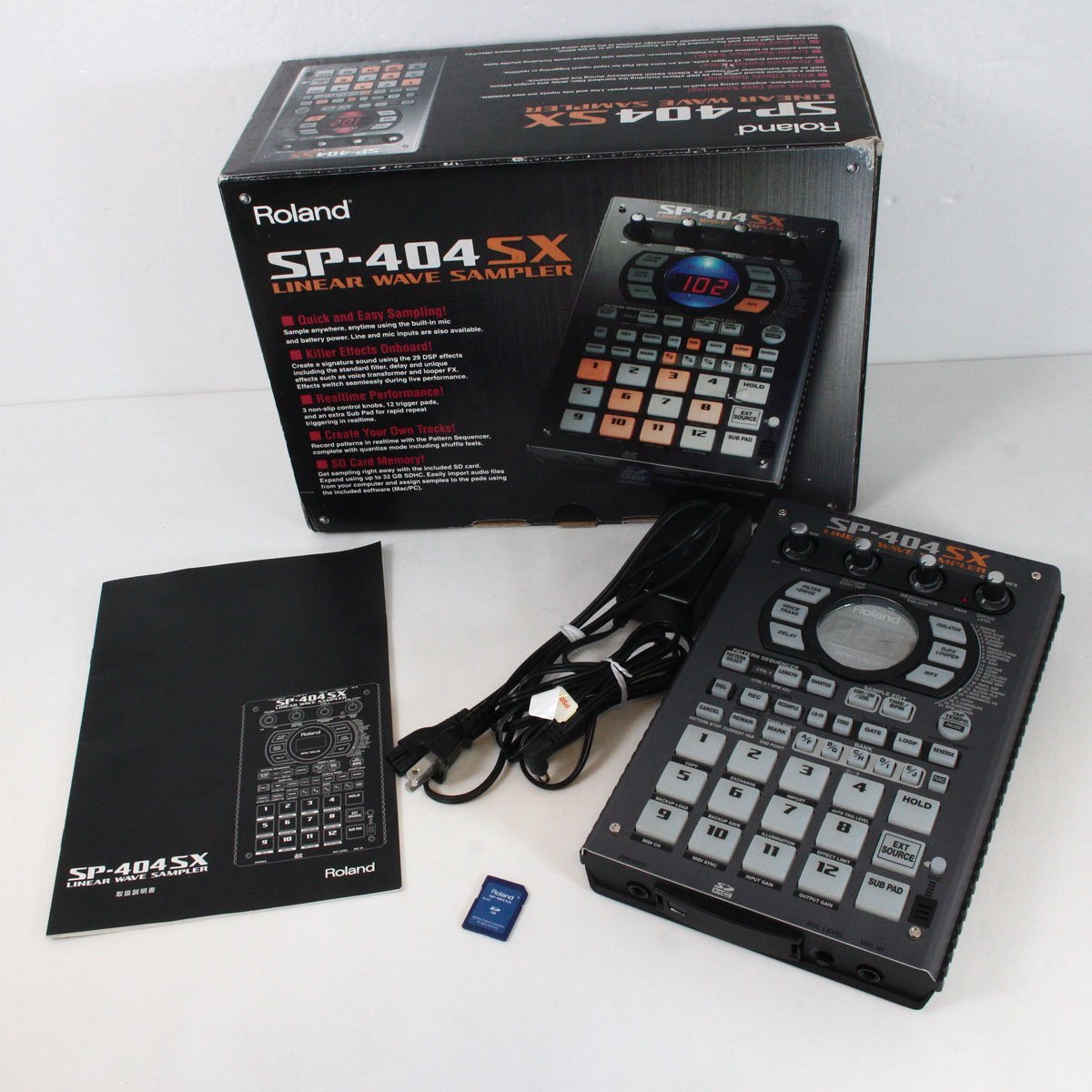 Roland SP-404 サンプラー ACアダプター付き 512MB Roland SP-404 サンプラー ACアダプター付き 512MB Amazon