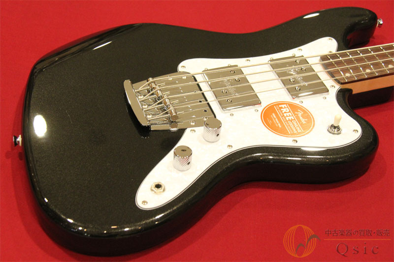 Squier by Fender Paranormal Rascal Bass HH Metallic Black 【返品OK】[OL960]【神戸店在庫】