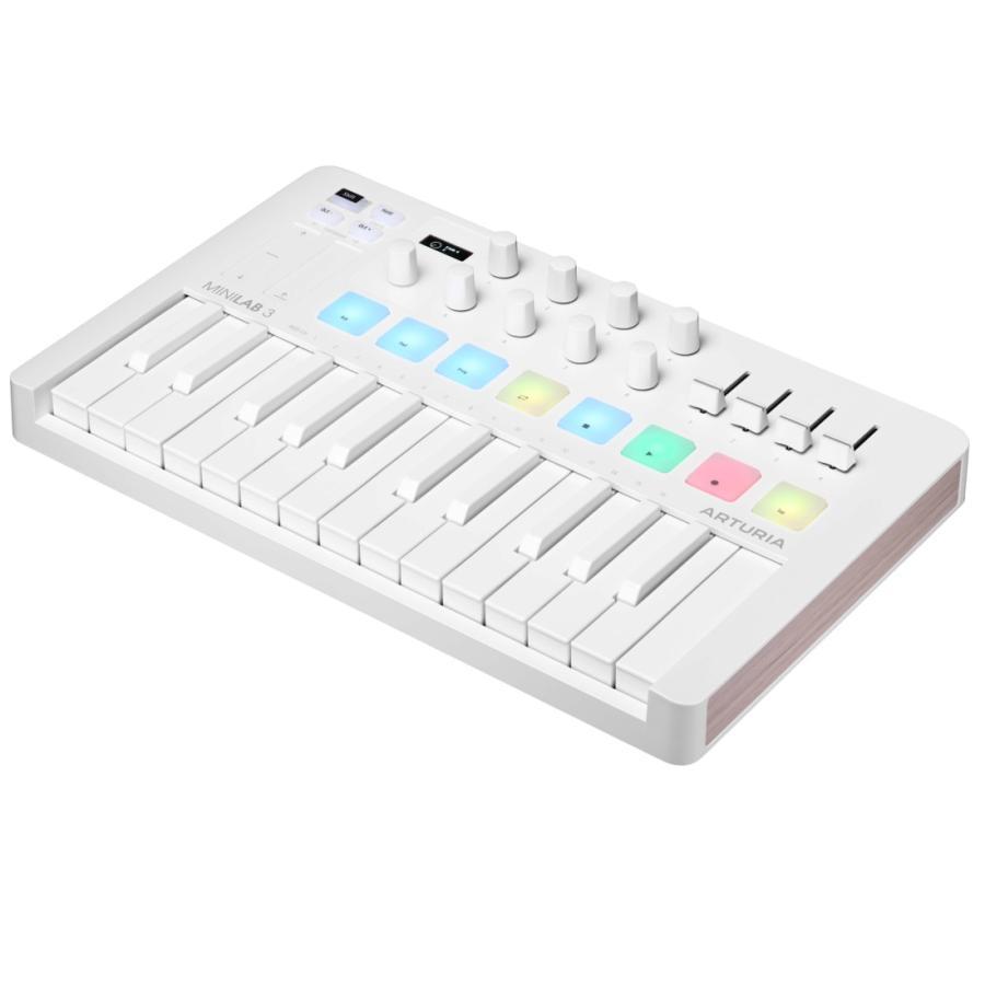 Arturia MiniLab 3 Alpine White（新品特価）【楽器検索デジマート】