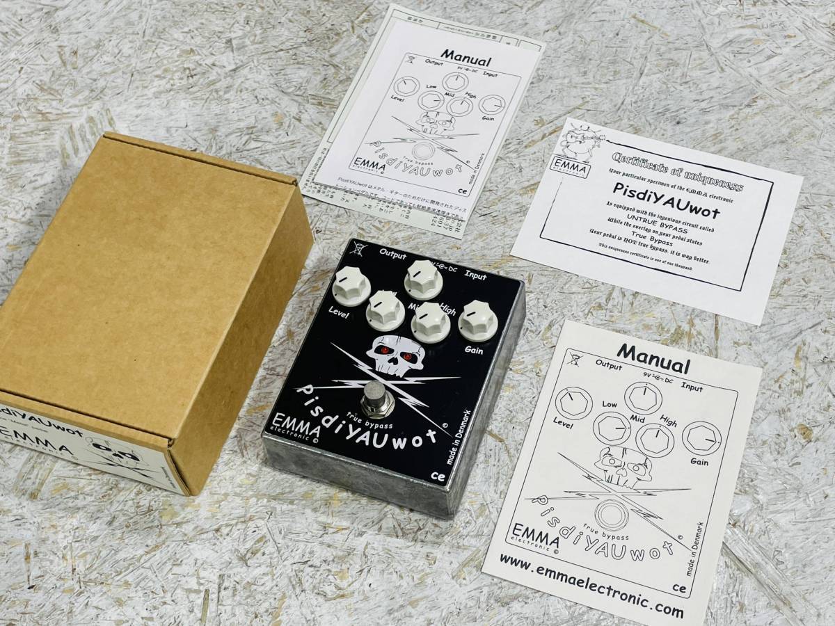【emma Pisdiyauwot】 Emma Electronic PisdiYAUwot Metal Distortion Guitar Effects