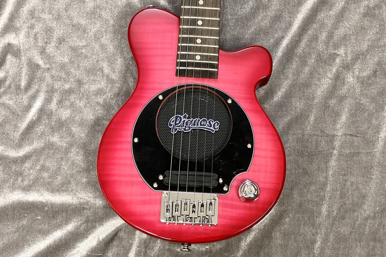 Pignose PGG-200FM SPK（ピンク）アンプ内蔵エレキギター PGG-200FM SPK | Pignose Guitar | Products | ARIA 荒井貿易