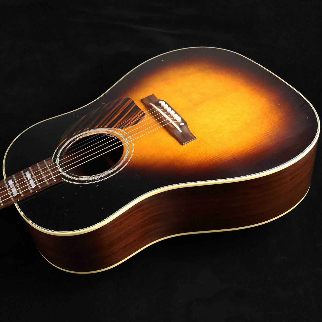 Gibson 1942 Banner Southern Jumbo Vintage Sunburst Light Aged S/N