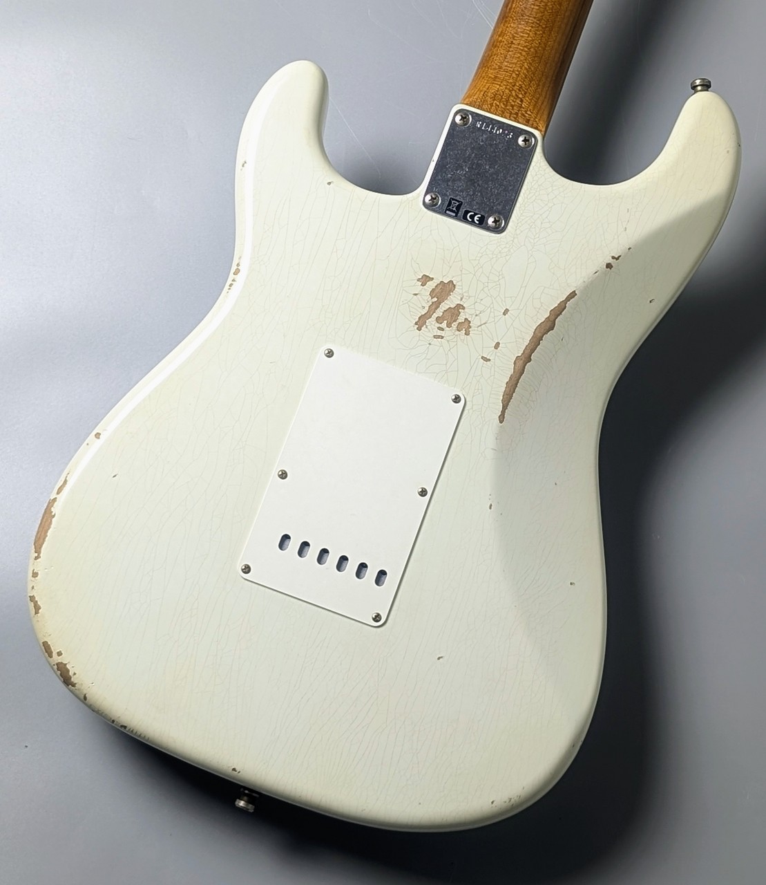 Fender Custom Shop 1963 Stratocaster Relic -Aged Olympic White