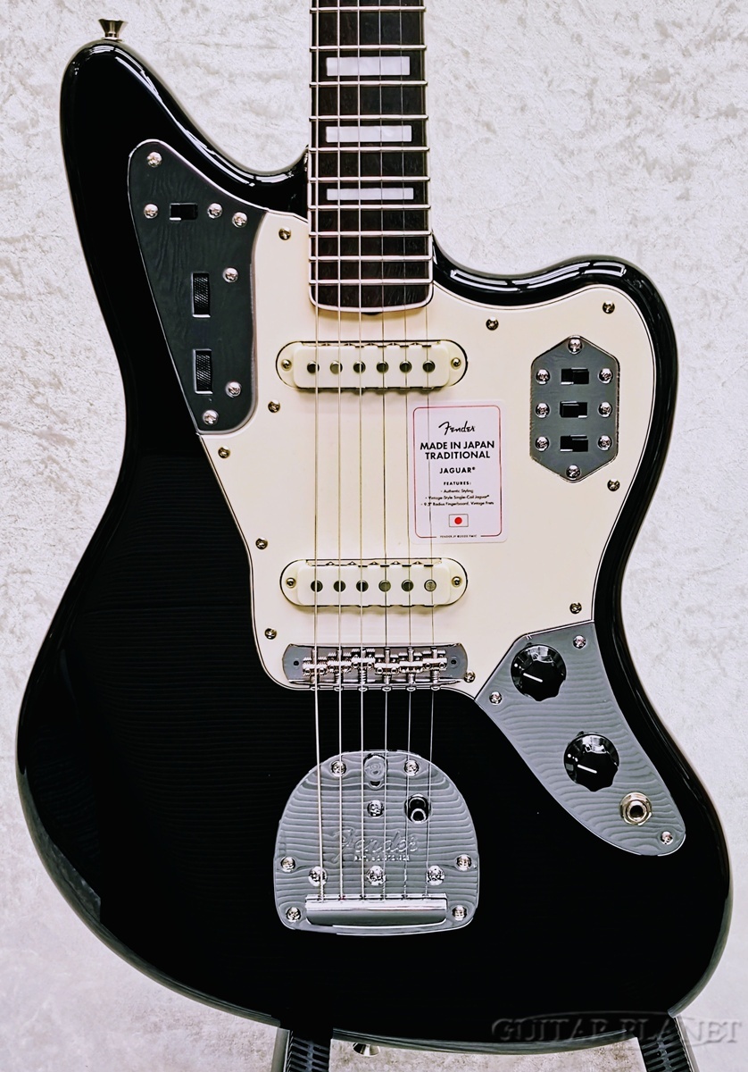 Fender Made in Japan Traditional Late 60s Jaguar MCH -Black