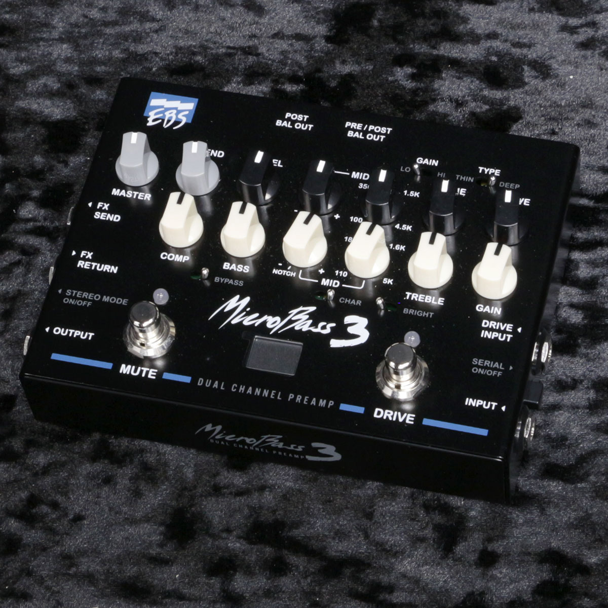 EBS Micro Bass 3 2-Channel Professional Outboard Preamp ベース用