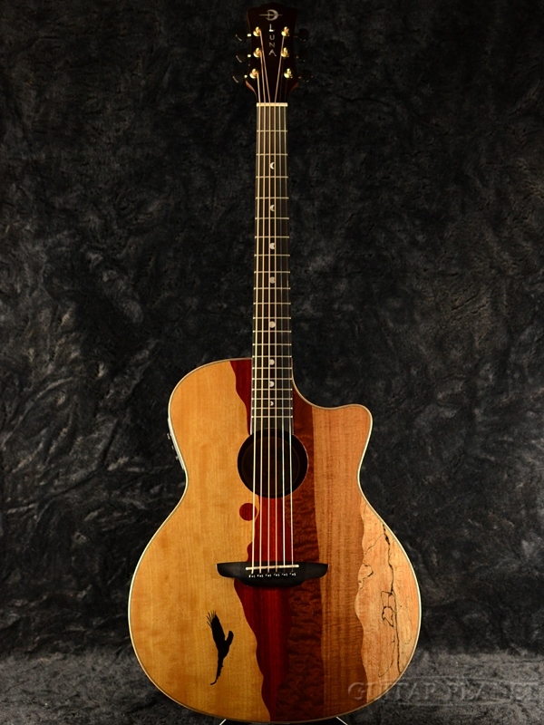 Luna Guitars Vista Eagle Tropical Wood A/E【エレアコ