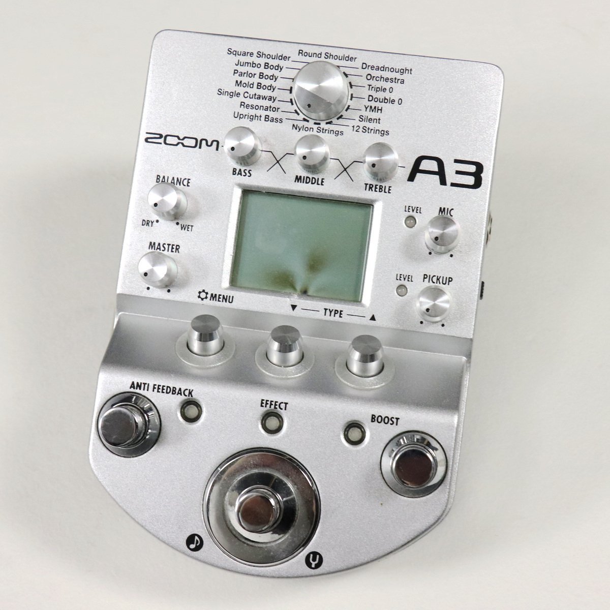 ZOOM A3 Pre-Amp & Effects for Acoustic Guitar 【梅田店】（中古）【楽器検索デジマート】