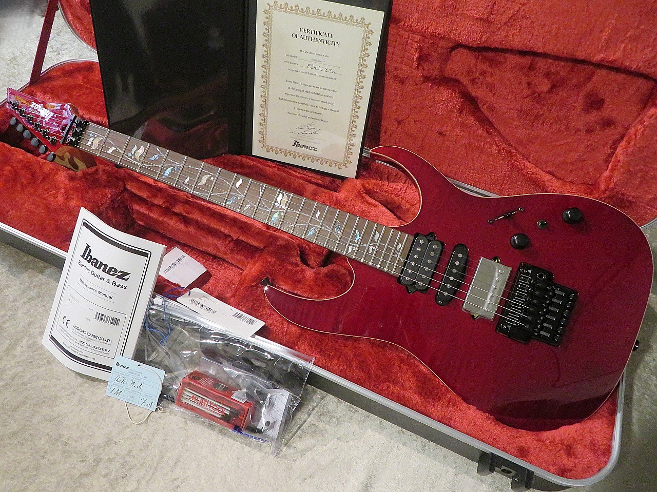 Ibanez 【待望の入荷!!】j-Custom Axe Design Lab RG8870 -Almandite