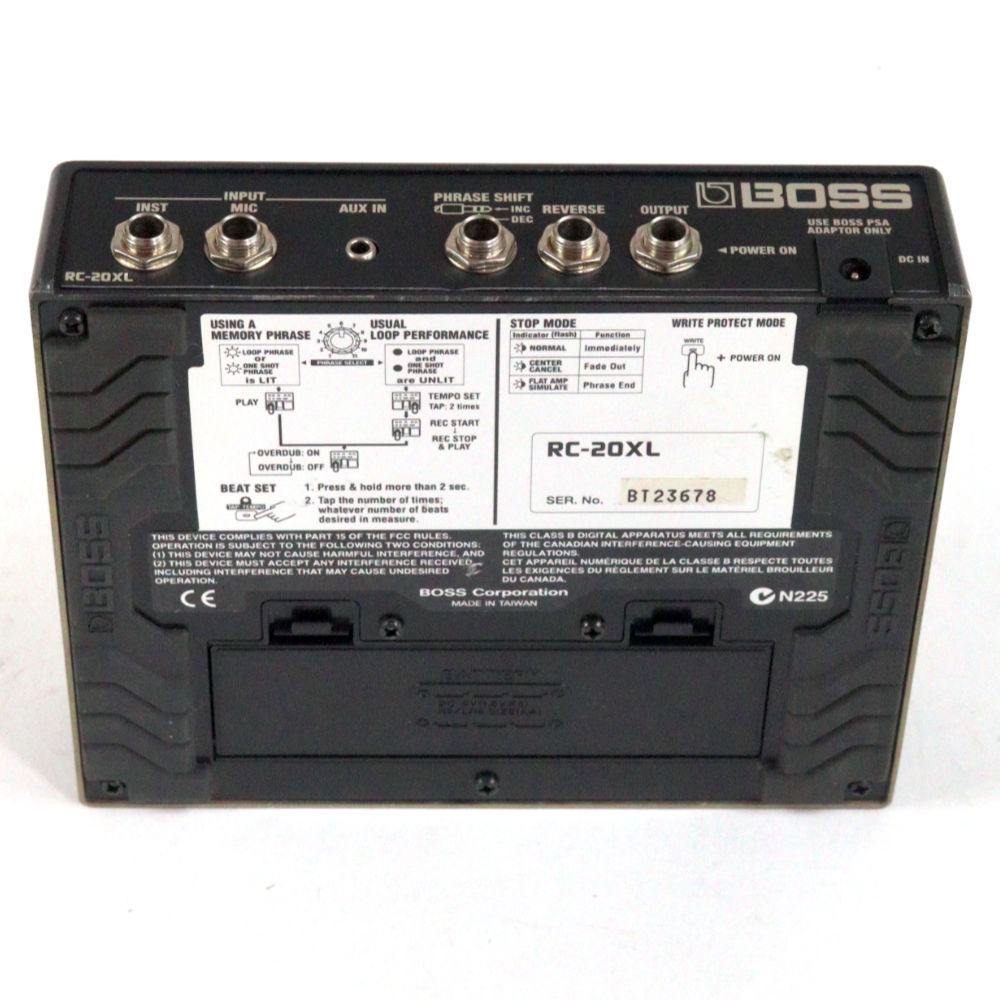 BOSS RC-20XL “LOOP STATION”ルーパー Amazon.com: RC-20XL Looper Guitar Effects Pedal : Musical