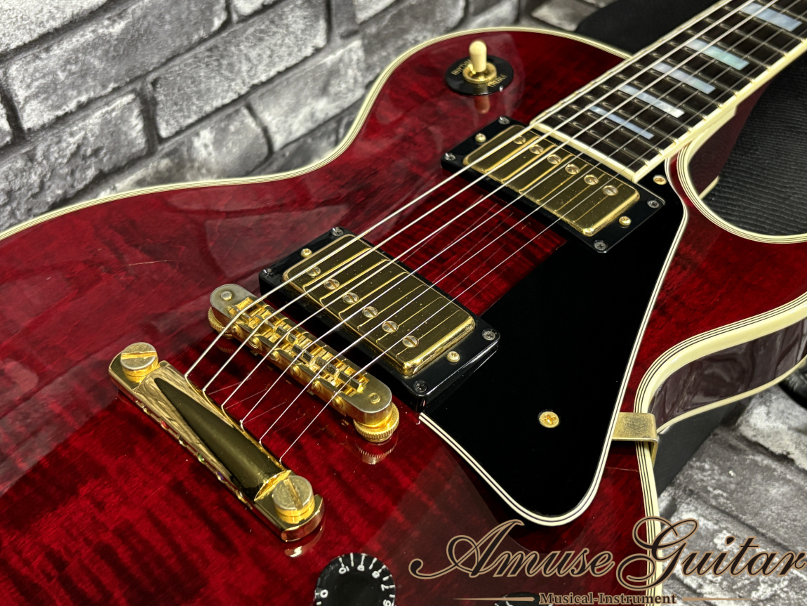 Gibson Les Paul Custom # Wine Red 2003年製【Figured Maple Top】w