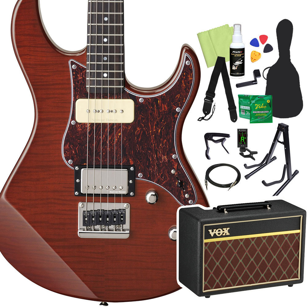 YAMAHA PACIFICA611HFM エレキギター初心者14点セット 【VOXアンプ付き】 RTB（新品/送料無料）【楽器検索デジマート】