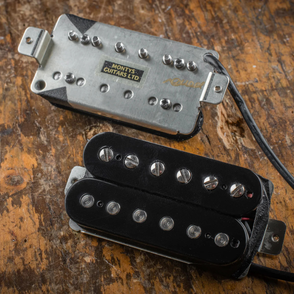 Monty's Guitars Full Monty Humbucker Pickups Open Black Set