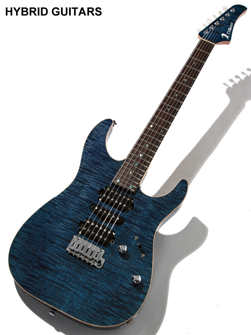 T's Guitars DST-Pro 24 Flame Top Arctic Blue 2020（中古）【楽器