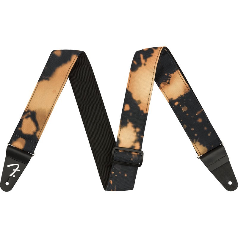 Fender Tie Dye Acid Wash Strap (Black) (#0990637206)