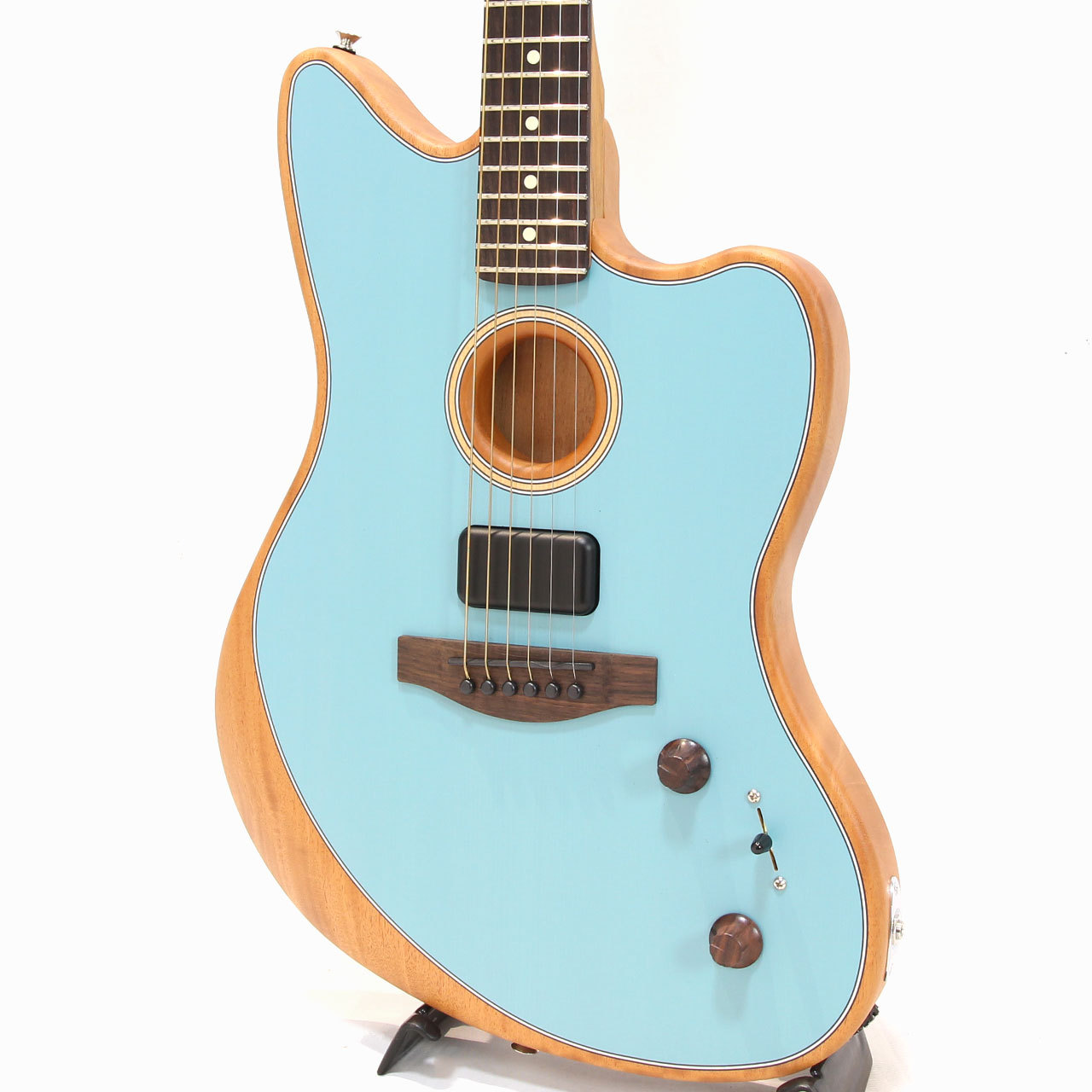 fender acoustic Acoustasonic Player Jazzmaster Ice Blue（新品特価