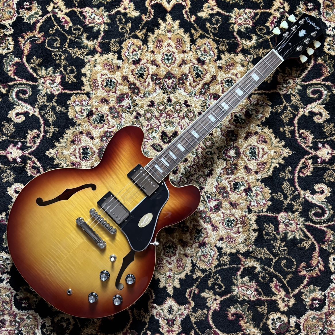 Epiphone 【現物画像】ES-335 Figured Raspberry Tea Burst セミアコ