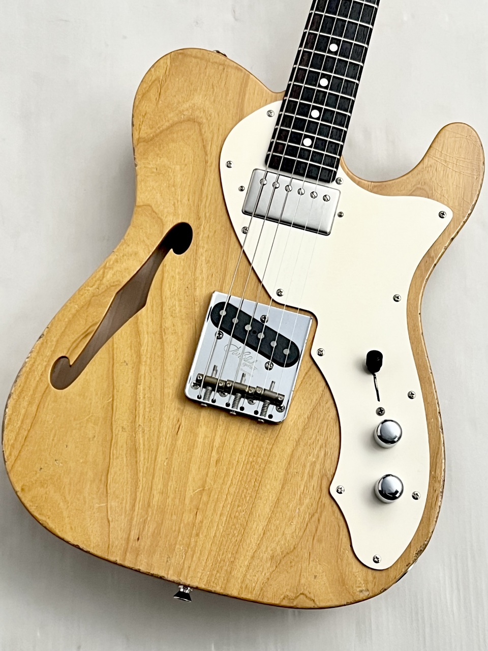 J.W.Black Guitars 【漆黒指板】JWB-JP-T Thinline Vintage Natural