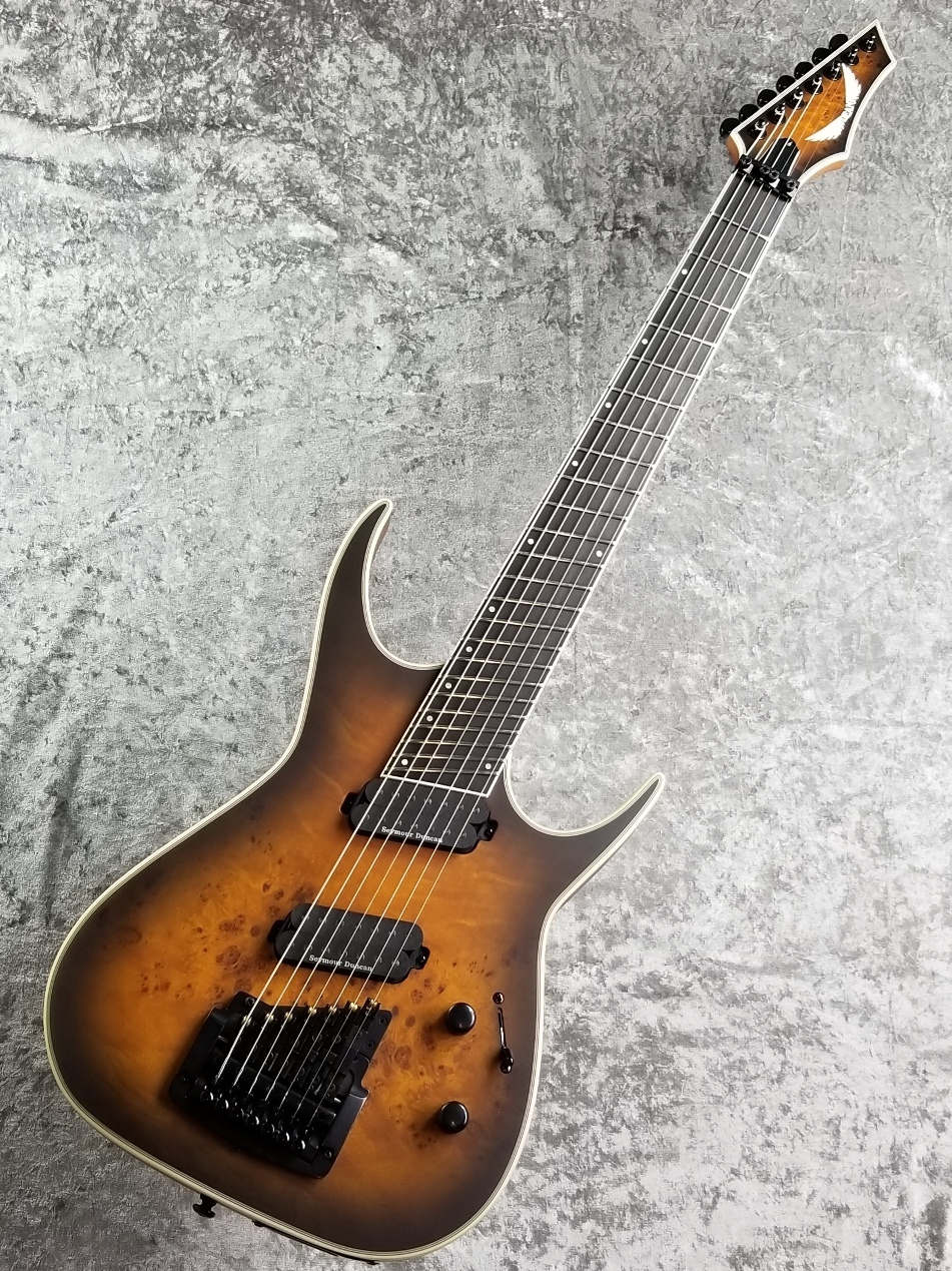 DEAN EXILE SELECT 7 STRING MULTISCALE KAHLER BURLED MAPLE