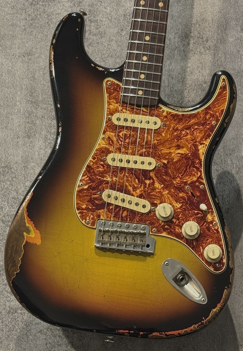 Rebel Relic 1960 S-Series 3tone Sunburst Heavy Aged 【3.38kgの軽量
