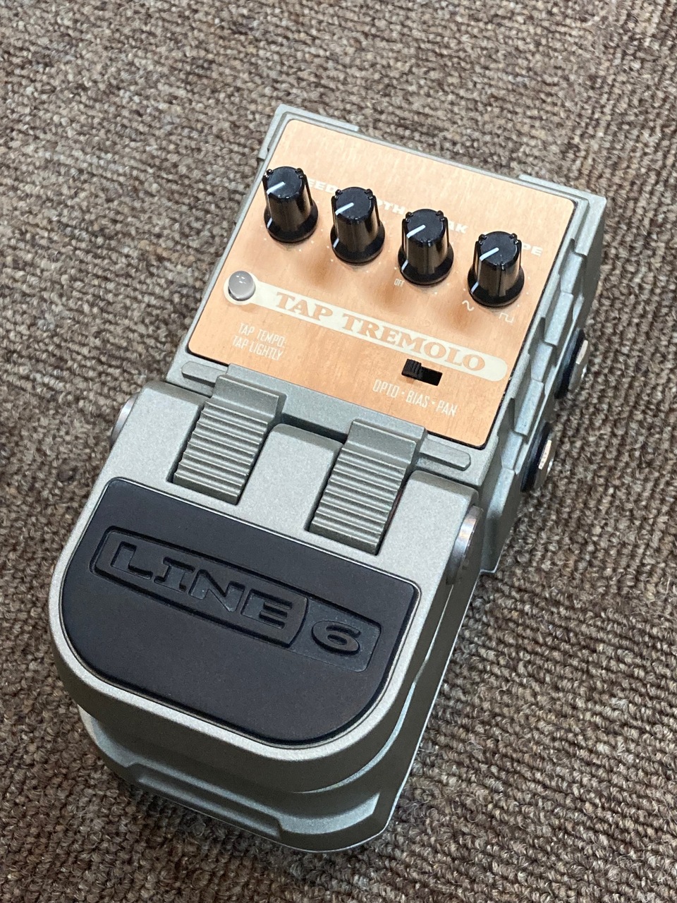 Line6 Tap Tremolo トレモロ 超不人気だが神器かも LINE6 TAP TREMOLO : 約17年ぶりにギター