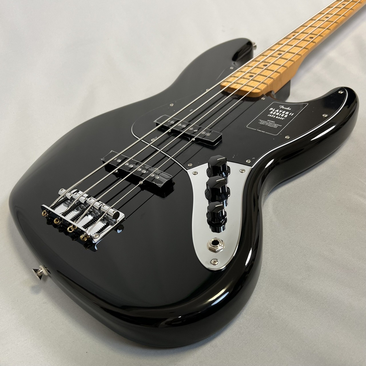Fender Player II Jazz Bass®, Maple Fingerboard, Black（新品