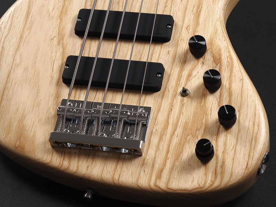 ぬり ベース Sadowsky Metroline ML24 SC5 Ash 24-Fret Single Cut Bass