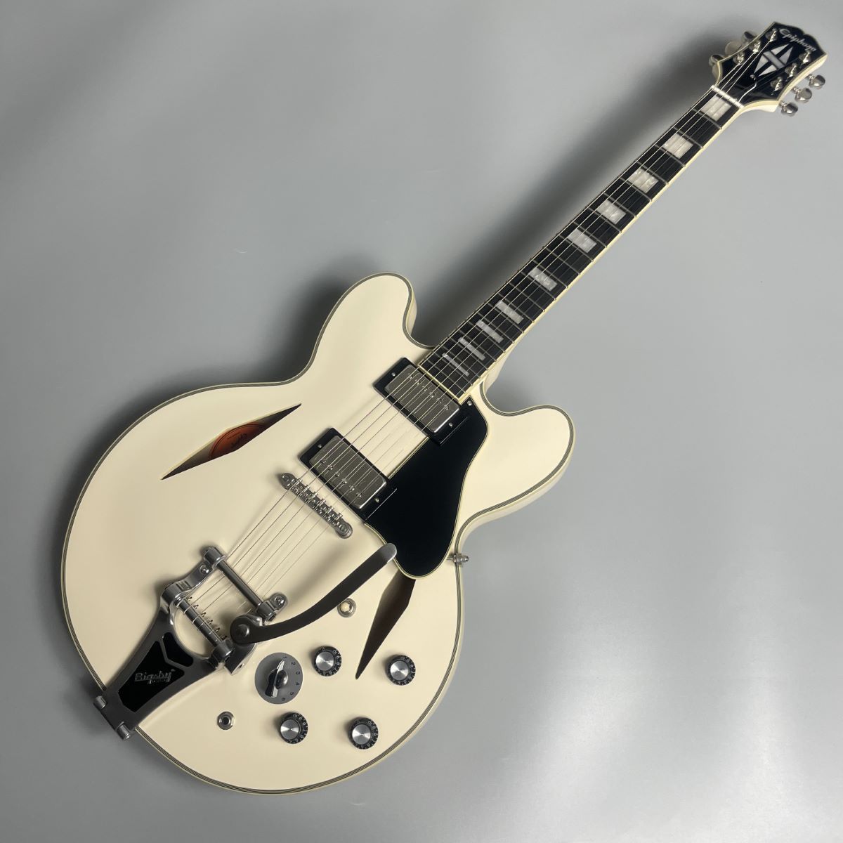 Epiphone Ubukata ES-355 Ver.02 Classic White エレキギター 生形真一