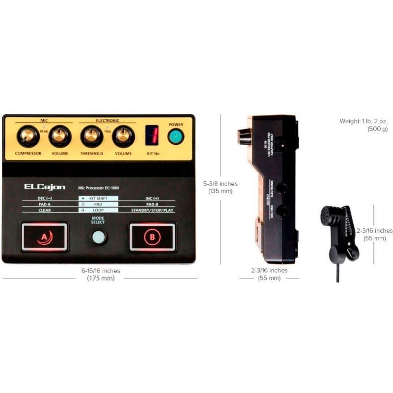 Roland EC-10M [ELCajon Mic Processor]（新品/送料無料）【楽器検索
