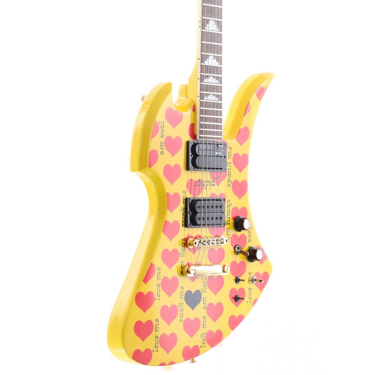 値下げ／Burny MG-145／イエローハート／FERNANDES／注釈あり FERNANDES/BURNY MG-145S / Heart Yellow / hide Heart Yellow
