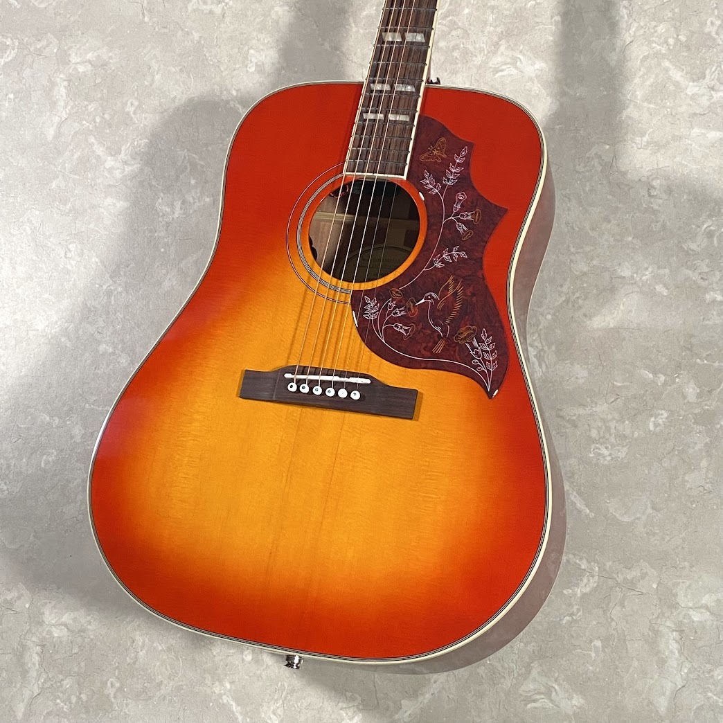 Epiphone Hummingbird Studio★美品送料無料★2nd品 Amazon | Epiphone/Hummingbird Studio Faded Cherry Sunburst