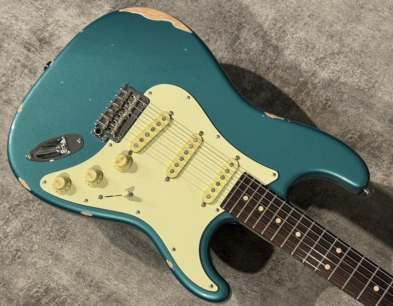 Suhr Custom Classic S Antique Heavy Aged Sherwood Green Metallic