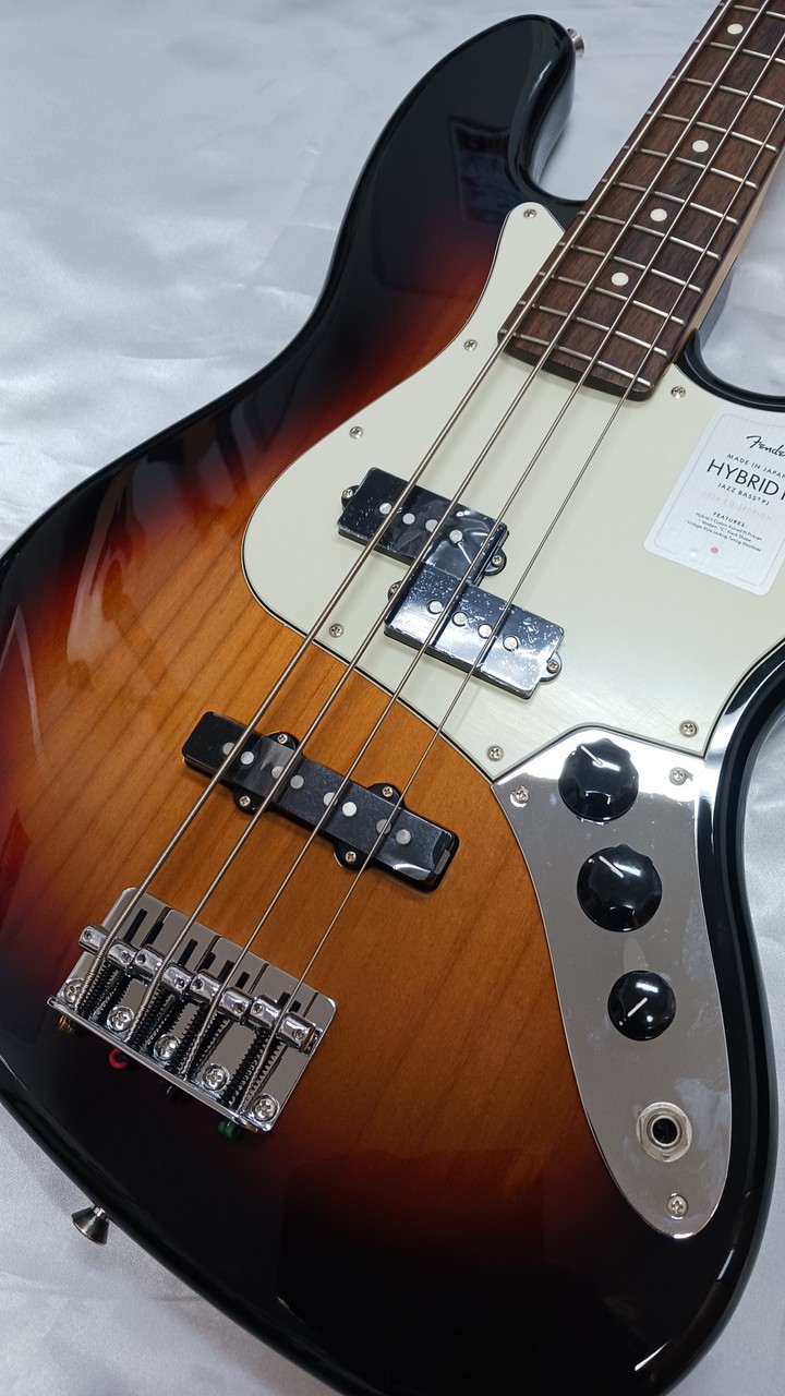 ベース Fender Japan JazzBass Fender Made in Japan 2024 Collection Hybrid II Jazz Bass PJ