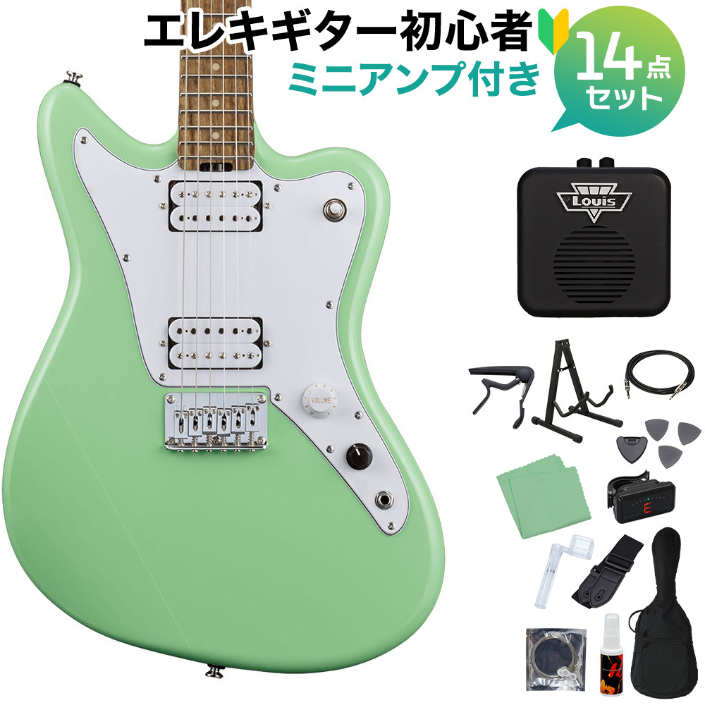 GrassRoots G-TK-STD Seafoam Green エレキギター初心者14点セット  【ミニアンプ付き】（新品/送料無料）【楽器検索デジマート】