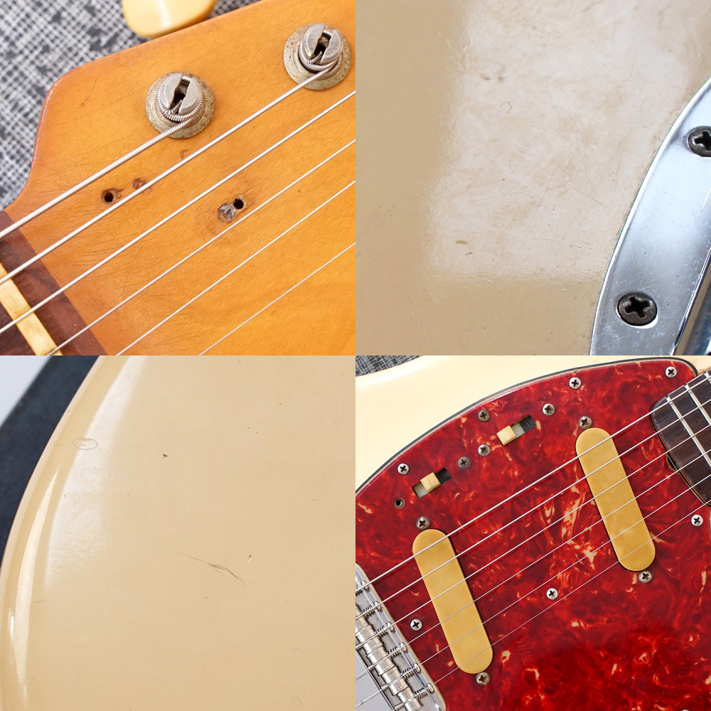 a*u様 フェンダー ギター ジャンク品 中古】 エレキギター Fender USA Mustang WH 1965年製 Aネック