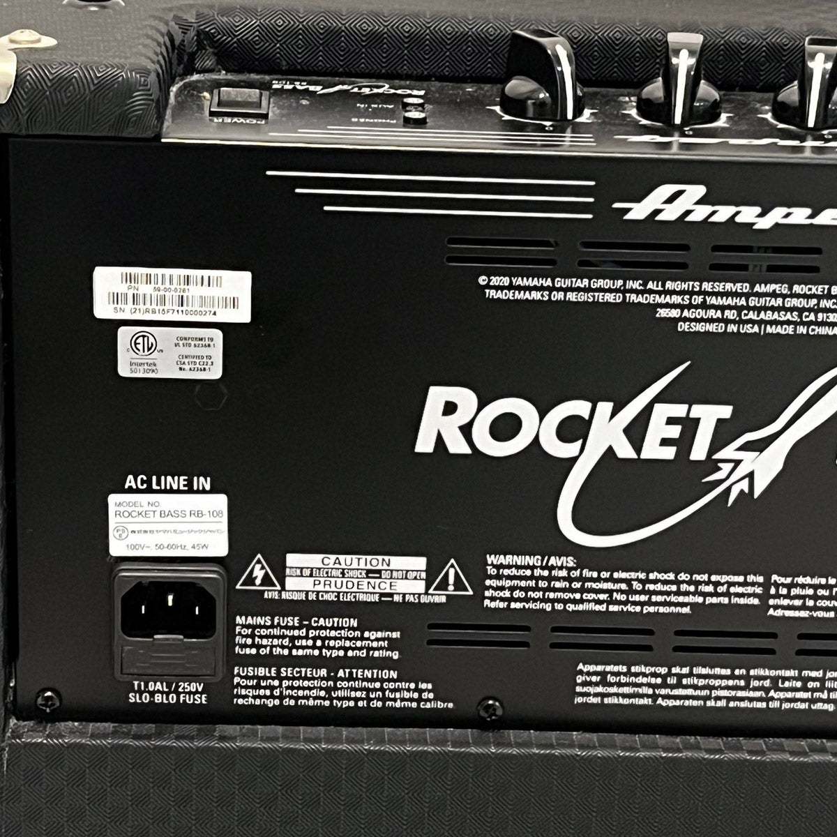 Ampeg Rocket Bass Series RB-108 30W出力 ベースアンプ アンペグ