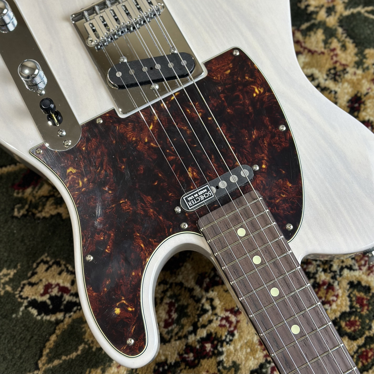 SCHECTER 【2027年1月入荷予定】AC-TK-TE-WH/SIG WH 凛として時雨 TK