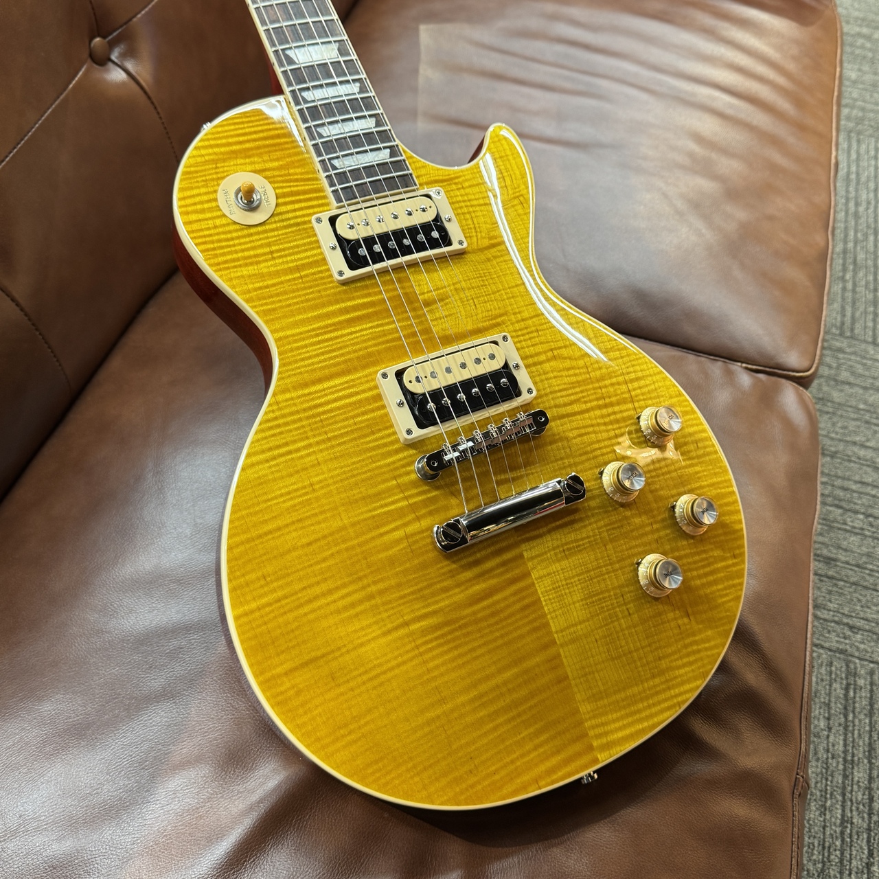Epiphone　レスポールスタンダード　現状渡し　音出し確認済み　トラ杢　虎杢 Gibson 【極上トラ杢】Slash Les Paul Standard Appetite Burst