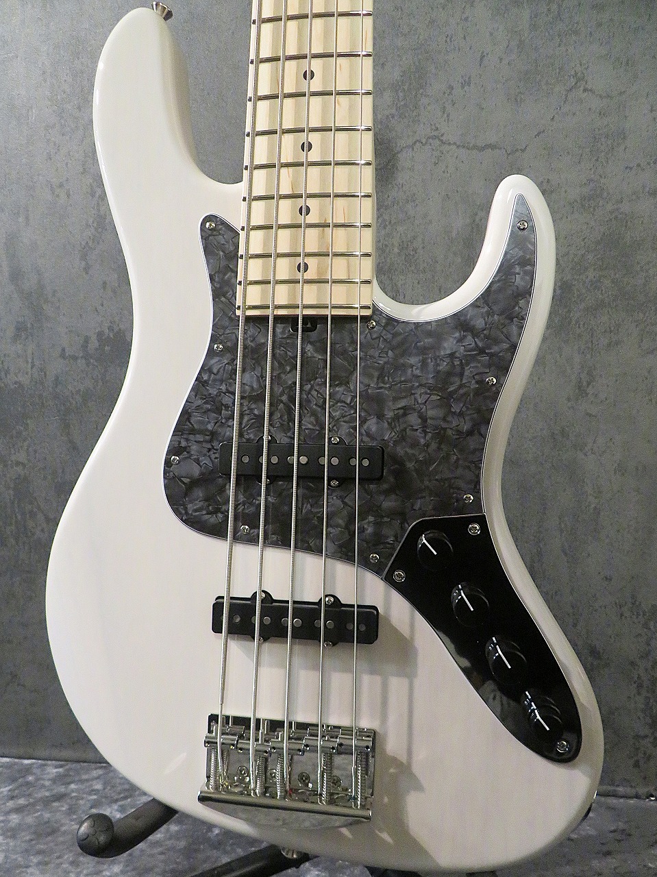 Kikuchi Guitars 【圧倒的な品格】Hermes Series MV5 -Trans White