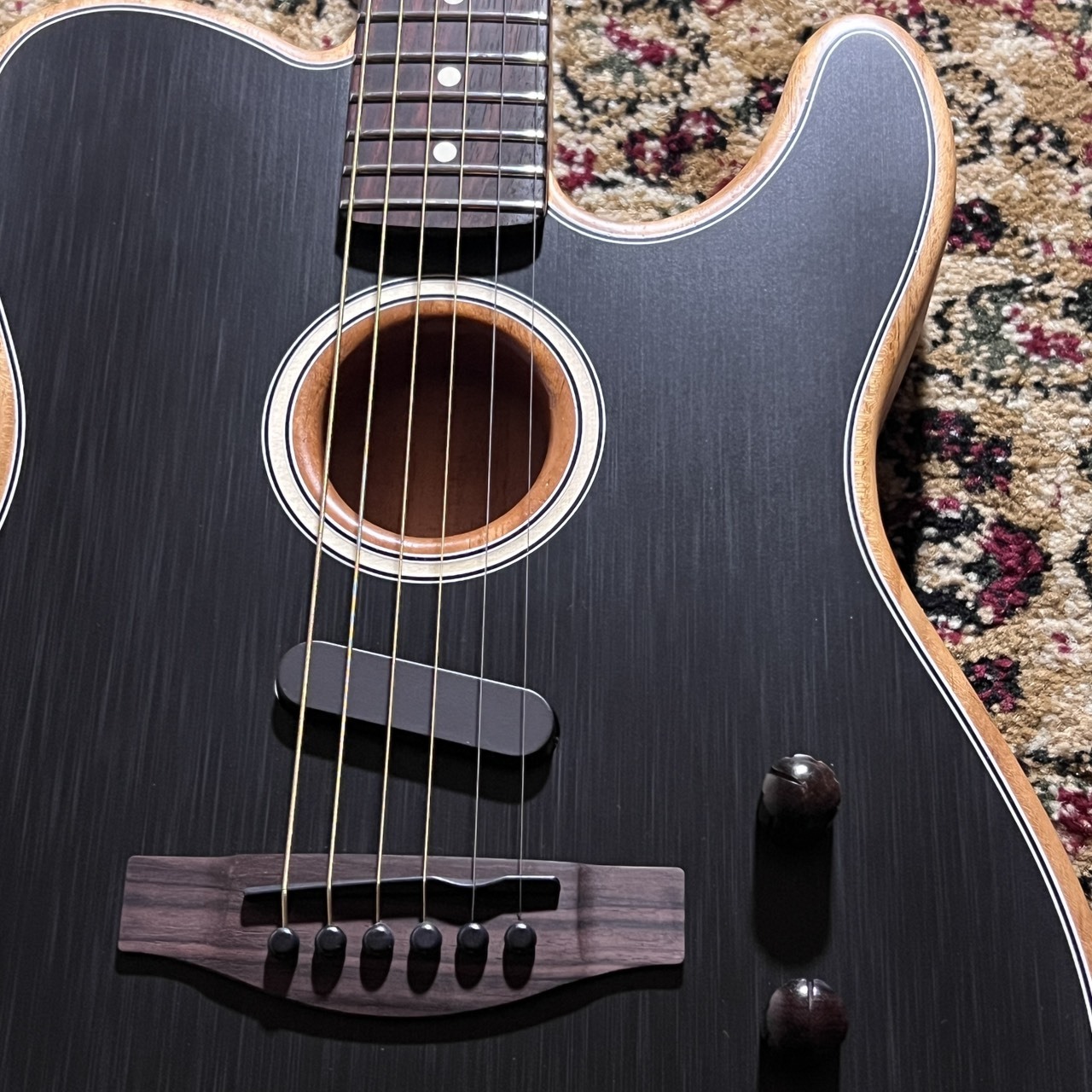 Fender Acoustasonic Player Telecaster Brushed Black エレアコギター