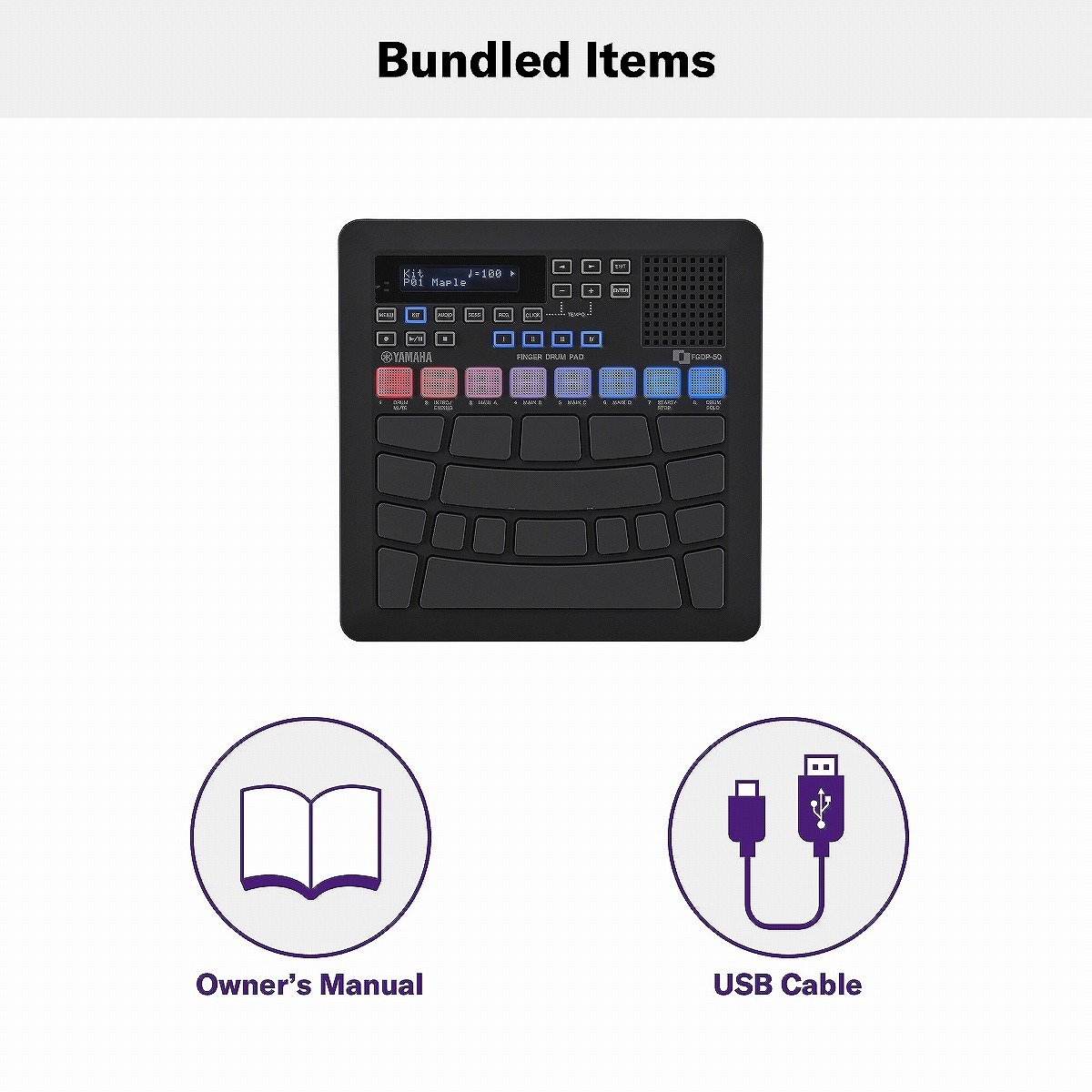 YAMAHA FGDP-50 フィンガードラムパッド　シリコンカバーのオマケ付 YAMAHA ヤマハ FGDP-50 フィンガードラムパッド(パッドを指先で