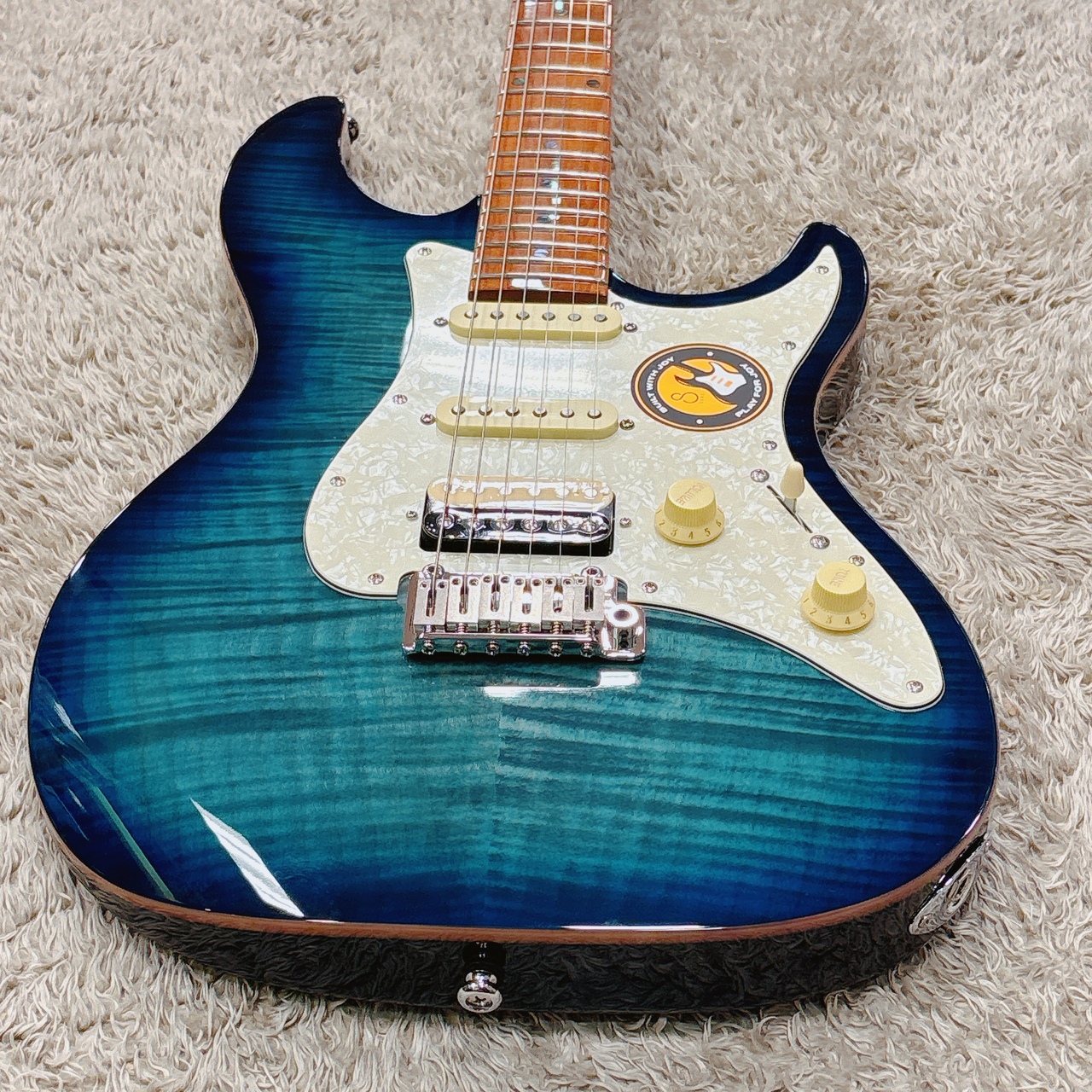 Sire Larry Carlton S7 FM / TBL (Transparent Blue) 【生産完了