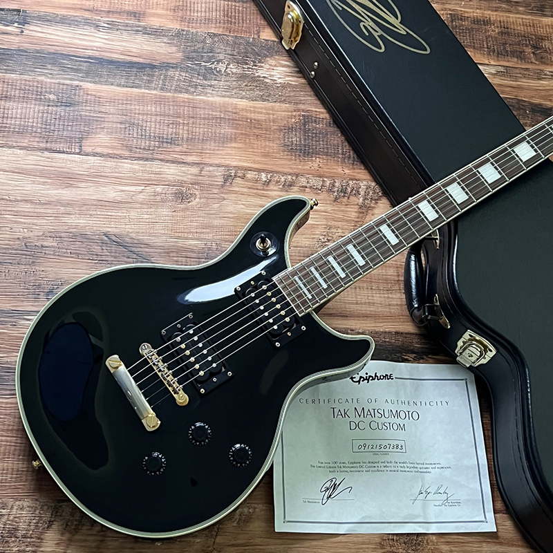 Epiphone Tak Matsumoto DC Custom Ebony（中古）【楽器検索デジマート】