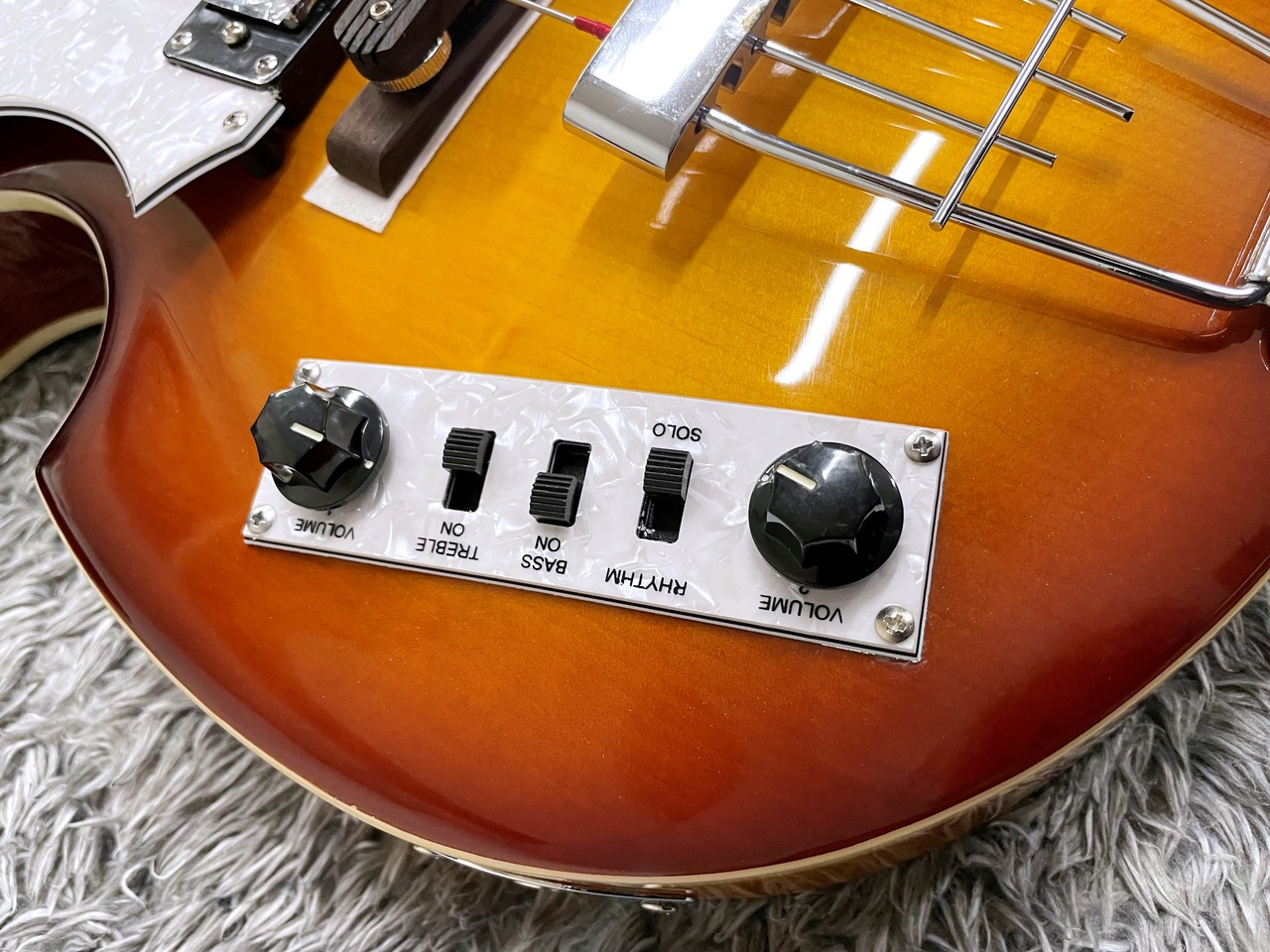 Hofner Ignition Bass Left Hand Sunburst【左用モデル】【バイオリン