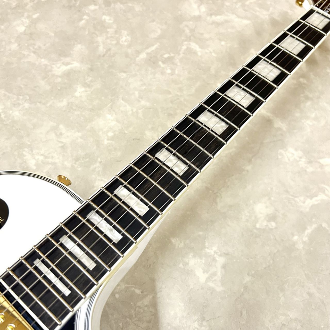 Epiphone Les Paul Custom Alpine White レスポールカスタム【現物画像