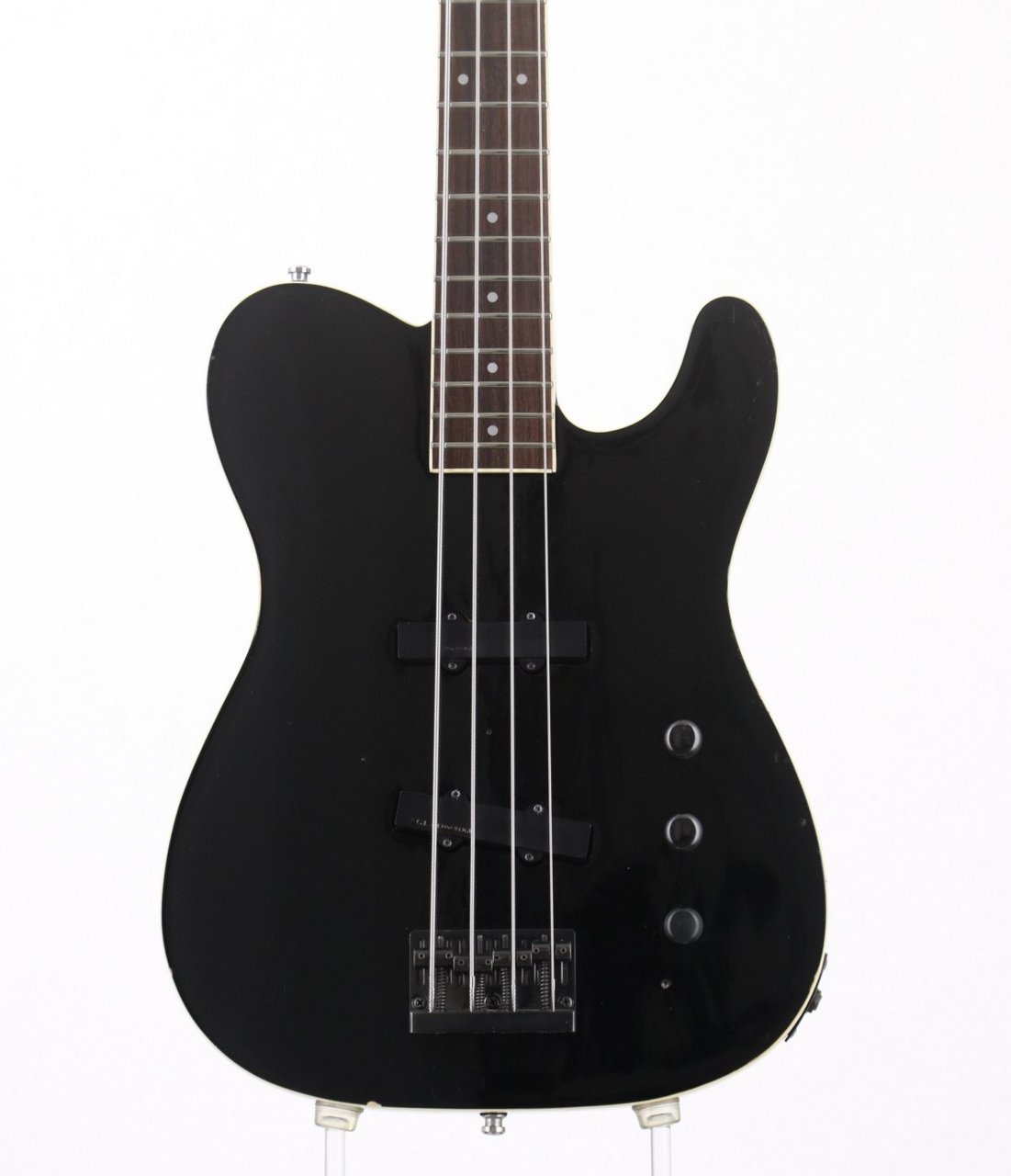 【肉厚のレザーソフトケース】FERNANDES　ベースギター　黒 当時６万５千円 肉厚のレザーソフトケース】FERNANDES ベースギター 黒 当時6万